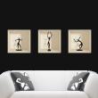 Wall decals for doors - Wall 3D figurines - ambiance-sticker.com