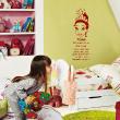 Wall decals with quotes - Wall decal Fairy tales can come true - Tiana (Princess and the Frog) - ambiance-sticker.com