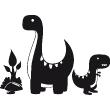 Animals wall decals - Dinosaur family Wall decal - ambiance-sticker.com