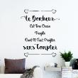 Wall decals with quotes - Wall sticker Faut profiter du bonheur - ambiance-sticker.com