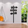 Wall decals with quotes - Wall decal Future, present, past - decoration - ambiance-sticker.com
