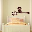 Animals wall decals - Kind owl Wall decal - ambiance-sticker.com