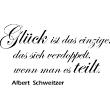 Wall decals with quotes - Wall decal Glück Teilt - ambiance-sticker.com