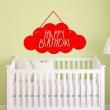 Wall decals for babies  Happy birthday wall decal - ambiance-sticker.com