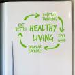 Wall decals for the kitchen - Wall decal Healthy living - ambiance-sticker.com