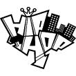 Hip hop graffiti stickers - ambiance-sticker.com