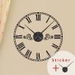 Clock Wall decals - Wall decal Classical - ambiance-sticker.com