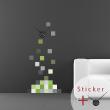 Clock Wall decals - Wall decal cubes - ambiance-sticker.com