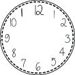 Clock Wall decals - Wall decal school - ambiance-sticker.com