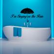Wall decals music - Wall decal I'm singing on the rain - ambiance-sticker.com