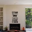 Wall decals with quotes - Wall decal In house we are a family decoration - ambiance-sticker.com