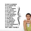 Wall decals for kids - In our classroom wall decal - ambiance-sticker.com