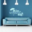 Love  wall decals - Wall decal It's like rain on your wedding day - ambiance-sticker.com