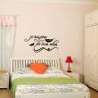 Wall decals with quotes - Wall decal Je respire de mes ailes - ambiance-sticker.com