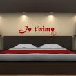 Love  wall decals - Wall decal Je t'aime - ambiance-sticker.com