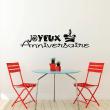 Wall decals with quotes - Wall decal Joyeux anniversaire - ambiance-sticker.com