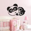 Wall decals for babies  Happy Panda wall decal - ambiance-sticker.com