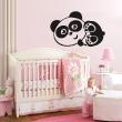 Wall decals for babies  Happy Panda wall decal - ambiance-sticker.com