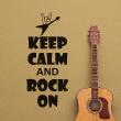 Wall decals 'Keep Calm' - Wall decal Keep calm and rock on - ambiance-sticker.com