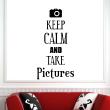 Wall decals 'Keep Calm' - Wall decal Keep Calm and Take Picture - ambiance-sticker.com