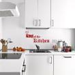 Wall decals for the kitchen - Wall decal King of the kitchen - ambiance-sticker.com