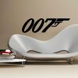 Movie Wall decals - Wall decal agent 007 - ambiance-sticker.com