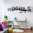 Animals wall decals - Owl's family Wall decal - ambiance-sticker.com