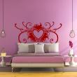 Love and hearts wall decals - Wall decal The powerful heart - ambiance-sticker.com