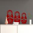 Wall decals design - Wall decal Lots of Russian dolls - ambiance-sticker.com