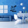 Wall decals with quotes - Wall decal Love is all you need - ambiance-sticker.com