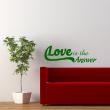 Love  wall decals - Wall decal Love is the answer - ambiance-sticker.com