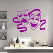 Wall decals for kids - Carnival Masks wall decal - ambiance-sticker.com