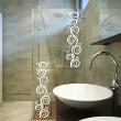 Bathroom wall decals - Wall decal spiral motif - ambiance-sticker.com