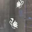Bathroom wall decals - Wall decal floral motif 2 - ambiance-sticker.com