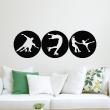 Figures wall decals - Wall decal Ice skating movements - ambiance-sticker.com