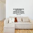 Wall decals with quotes - Wall decal Ne vous découragez pas - Paulo Coelho - ambiance-sticker.com