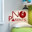 Wall decals for kids - No parents wall decal - ambiance-sticker.com