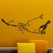 Animals wall decals - Bird on a branch Wall decal - ambiance-sticker.com