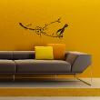 Animals wall decals - Bird on a branch Wall decal - ambiance-sticker.com