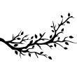 Flowers wall decals - Wall decal Shade tree branch - ambiance-sticker.com