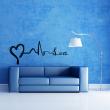 Love  wall decals - Wall decal Love waves - ambiance-sticker.com