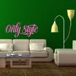 Wall decals design - Wall decal Only style - ambiance-sticker.com