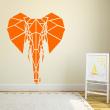 Animals wall decals - Origami elephant Wall decal - ambiance-sticker.com