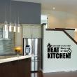 Wall decals for the kitchen - Wall decal Out of the kitchen - ambiance-sticker.com