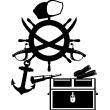 Movie Wall decals - Wall decal Pirate Tools - ambiance-sticker.com