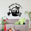 Easter  wall decals - Wall decal Easter basket - ambiance-sticker.com