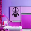Love  wall decals - Wall decal Peace and feathers - ambiance-sticker.com