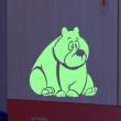 Glow in the dark   wall decals - Wall decal Funny bear - ambiance-sticker.com