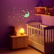 phosphorescent wall decals - Wall decal Wall decal Glow in the dark Small sleepy sheep - ambiance-sticker.com