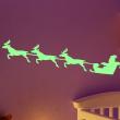 Glow in the dark  wall decals - Wall decal Santa's sleigh - ambiance-sticker.com